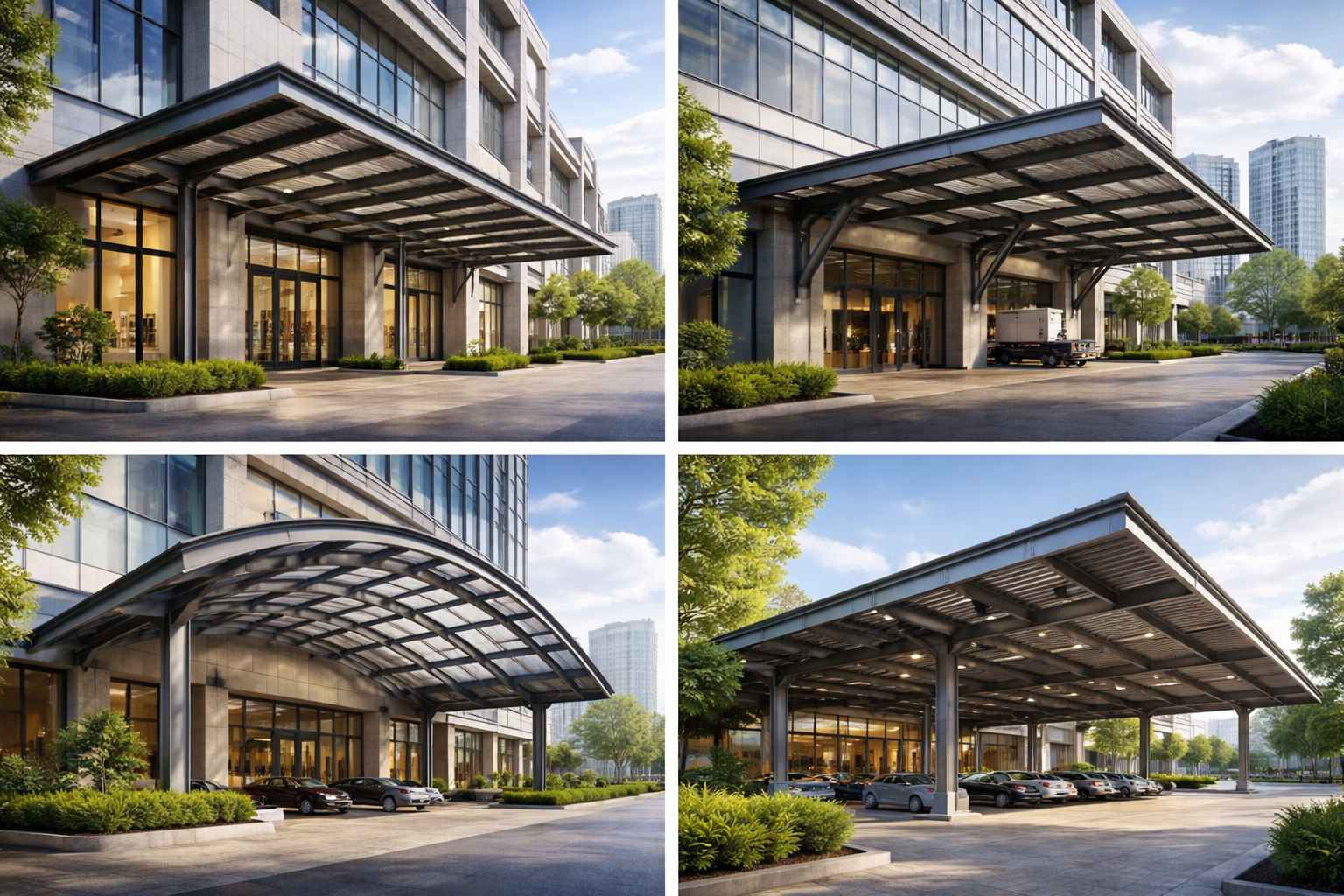 Model Kanopi Baja WF Paling Kuat untuk Area Komersial | HADESteel